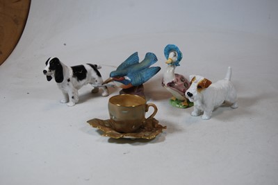 Lot 197 - A Royal Worcester model of a kingfisher,...