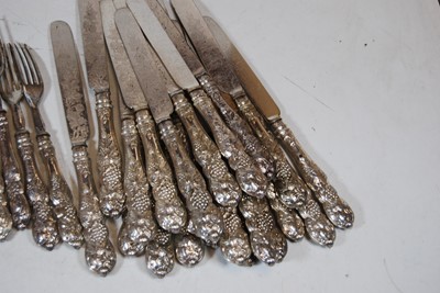 Lot 226 - A collection of loose 19th century flatware,...