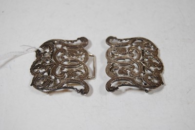 Lot 256 - A late Victorian silver nurse's buckle, of...