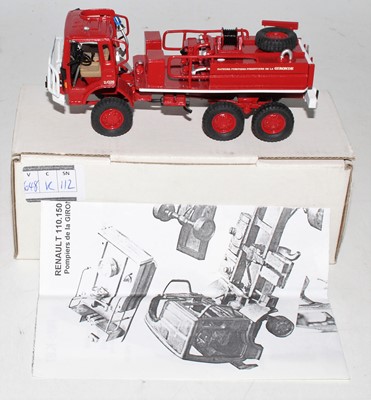 Lot 1942 - An MVI Mini Vehicle Incendies 1/50 scale kit...