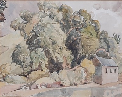 Lot 325 - Allan Walton (1892-1948) - The boathouse,...