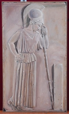 Lot 290 - Garth Chapman - Contemplative Athena, oil on...