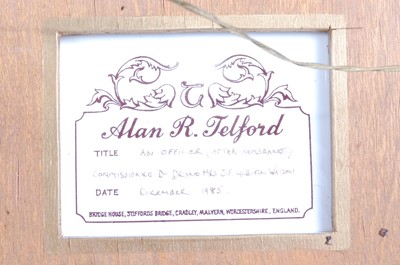 Lot 1084 - Alan R Telford - An officer, after Rembrandt,...