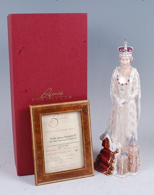 Lot 1073 - A Bronte porcelain figurine of Her Majesty...