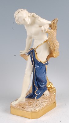 Lot 1036 - A Royal Worcester porcelain figure 'Bather...