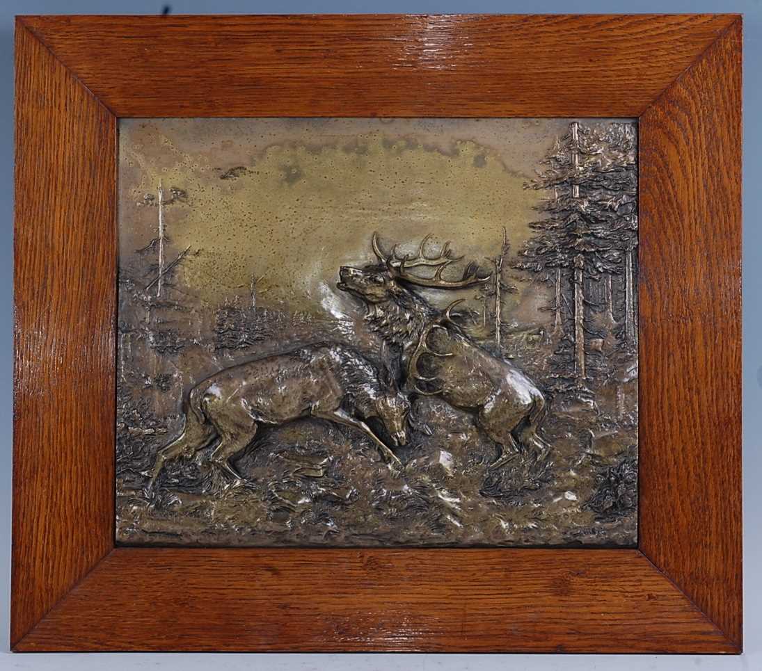 Lot 2608 - Fritz Diller (German 1875-1945), a brass...