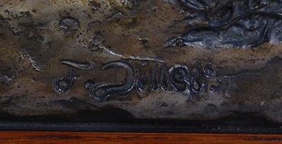 Lot 2608 - Fritz Diller (German 1875-1945), a brass...
