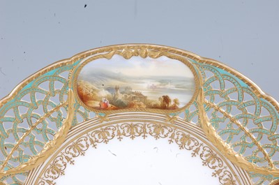 Lot 1076 - A mid-19th century Copeland porcelain cabinet...