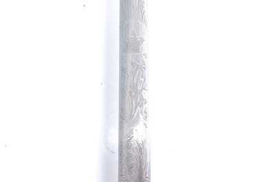 Lot 2262 - A Victorian Court sword, the 80cm blade etched...