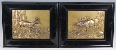 Lot 2607 - Oskar Pflug, (German 1858-1937), a pair of...