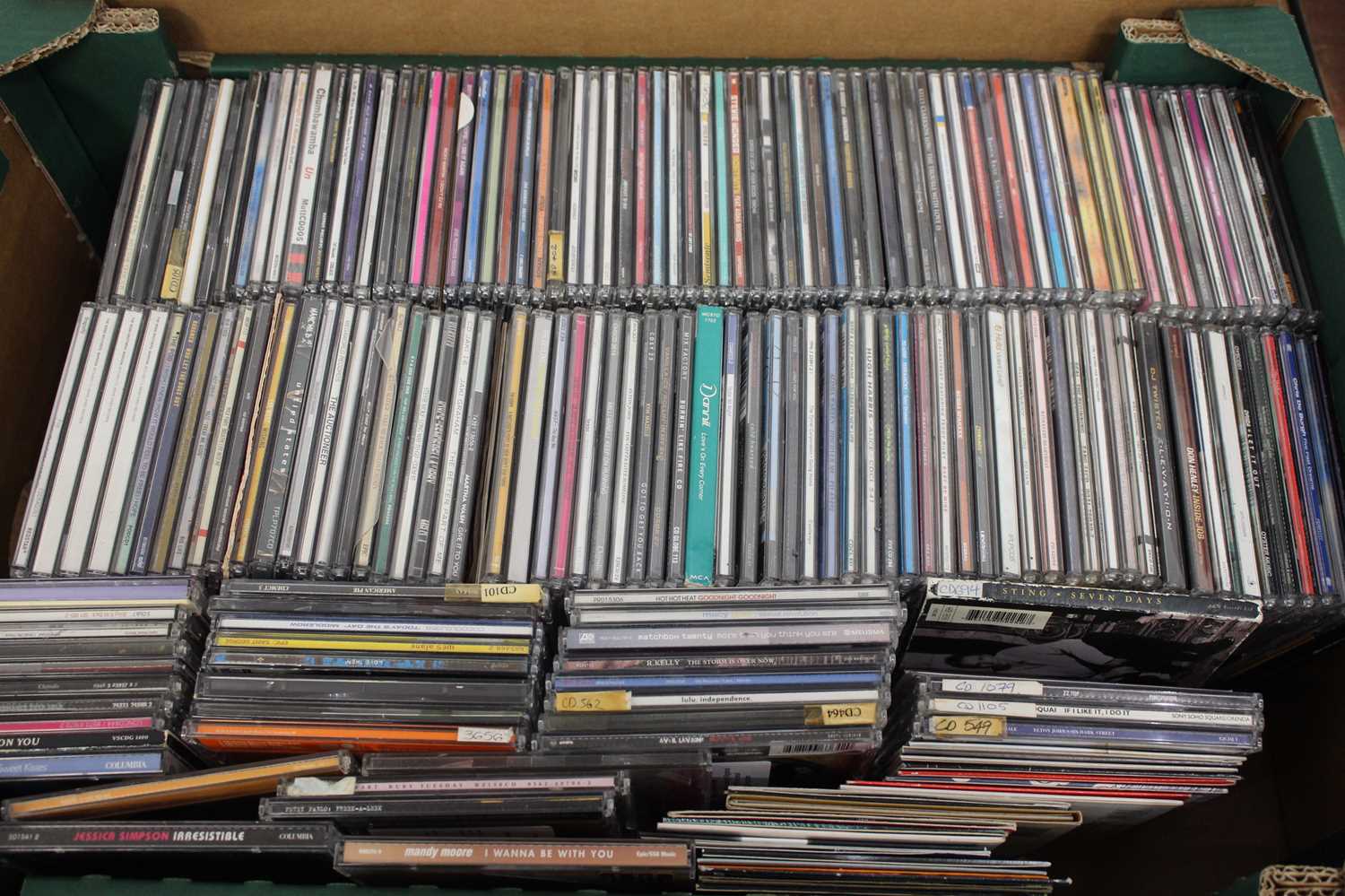 Lot 633 - A large collection of assorted CDs mainly...