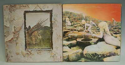 Lot 638 - Led Zeppelin - IV, Atlantic, green & orange...