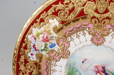 Lot 1070 - A Lynton Porcelain Company cabinet plate, the...