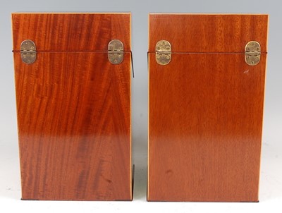 Lot 1261 - A pair of Sheraton Revival painted mahogany...