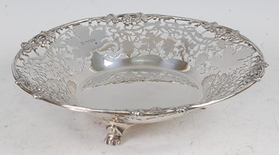 Lot 1110 - A mid-20th century silver footed bowl, the...