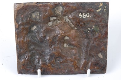 Lot 1256 - A 19th century continental bronze allegorical...