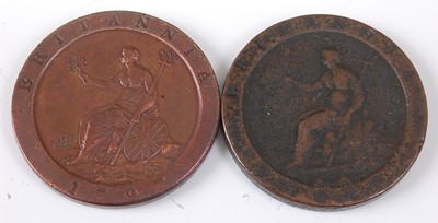 Lot 2151 - Great Britain, 1797 cartwheel penny, Soho mint,...
