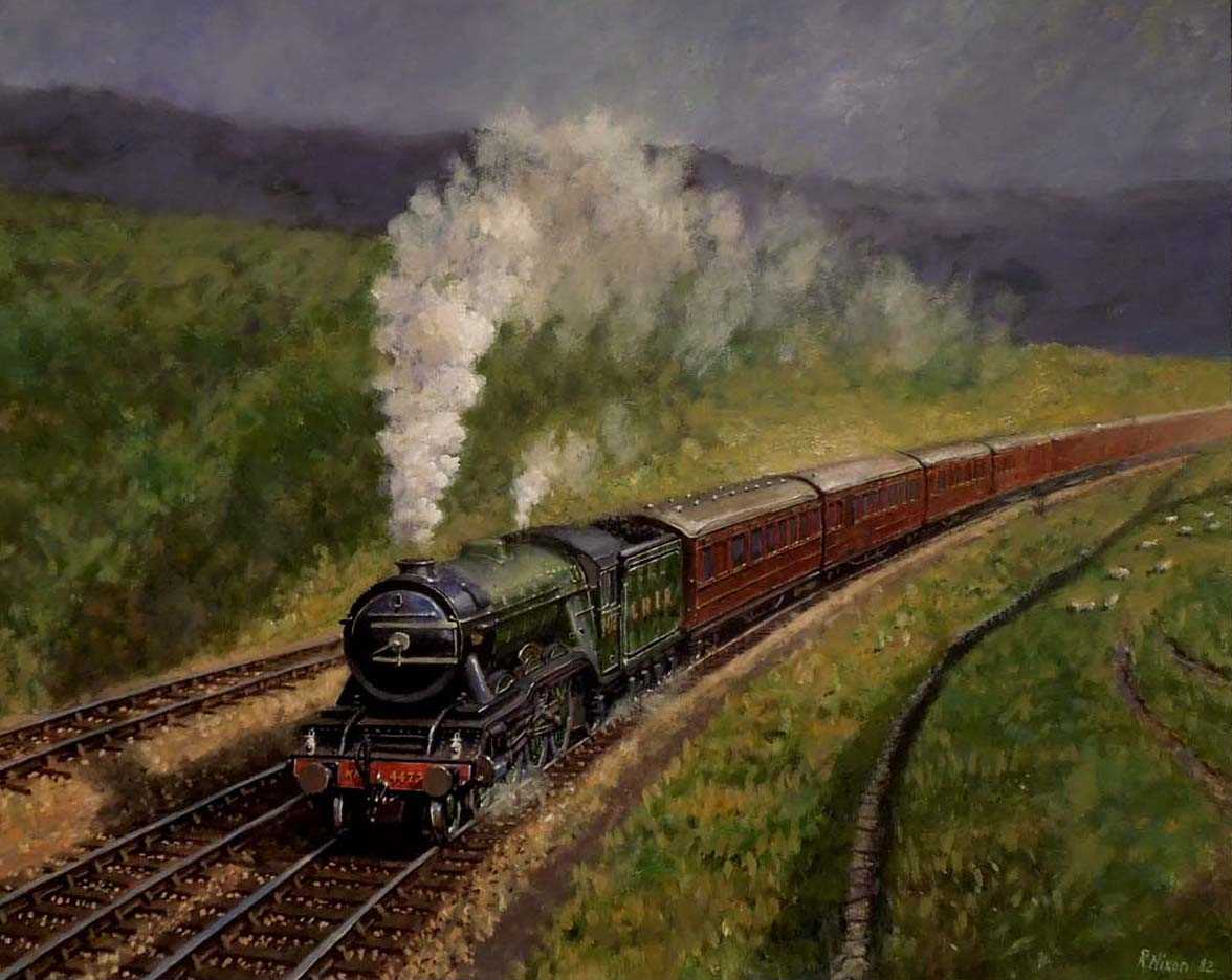Lot 1320 - Robert Nixon (b.1955) - The Flying Scotsman...