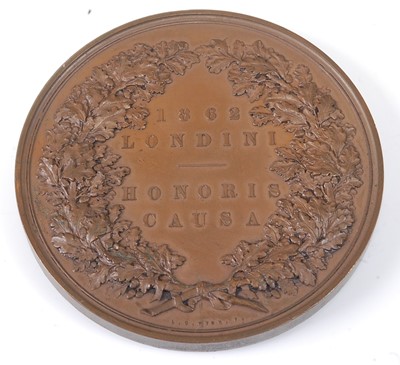Lot 2008 - London Exhibition 1862, prize medal in bronze,...
