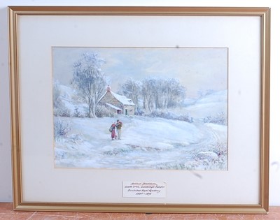 Lot 1329 - Arthur Blackburn (1853-1925) - Figures in a...