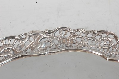 Lot 1133 - A late Victorian silver salver, having a...