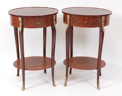 Lot 1392 - A pair of Napoleon III style French two-tier...