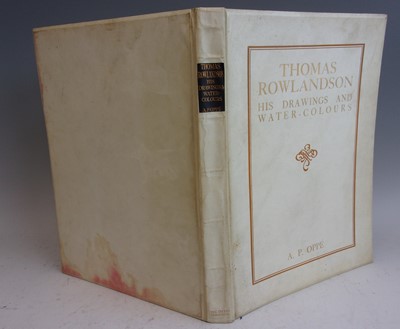 Lot 1004 - OPPE, A. P. Thomas Rowlandson, His Drawings...