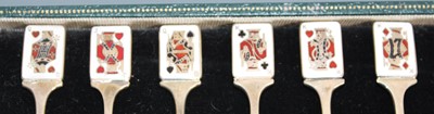 Lot 100 - A set of twelve 1960s silver and enamel...
