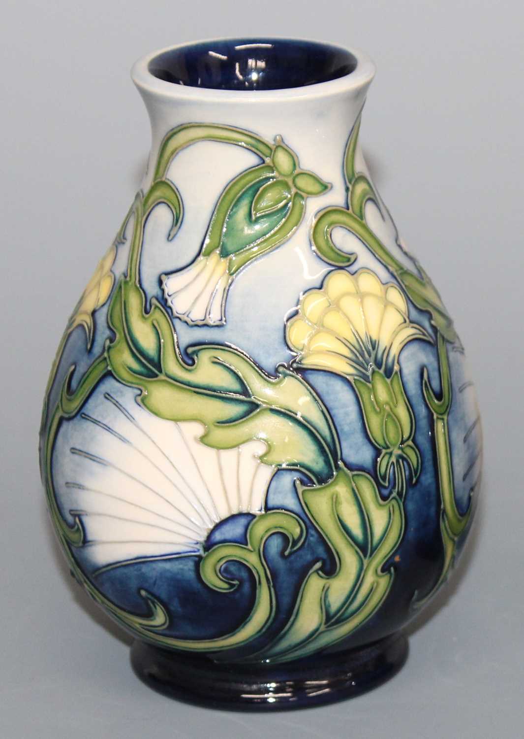 Lot 14 - A modern Moorcroft pottery vase in the Rough...