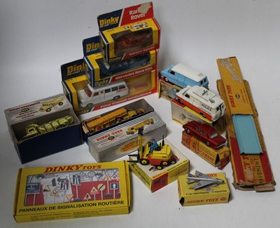 Lot 1406 - Dinky mixed group of models in play worn to...