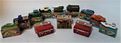 Lot 1617 - Matchbox group of 1-75 models in boxes,...