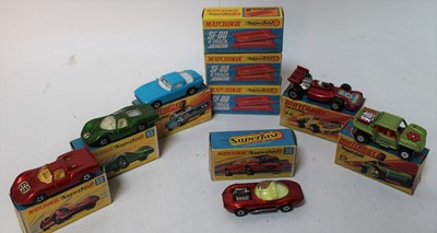 Lot 1618 - Matchbox group of models includes No.45 Ford...