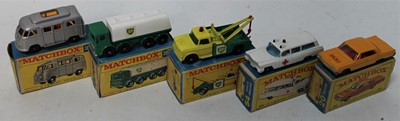 Lot 1620 - Matchbox group of 5 boxed models including 13...