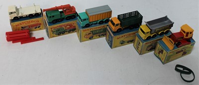 Lot 1622 - Matchbox group of models, 6 in total, boxes a...