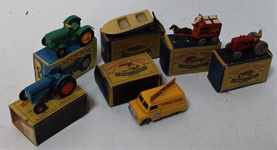 Lot 1627 - Matchbox group of 6 models as follows: No.4...