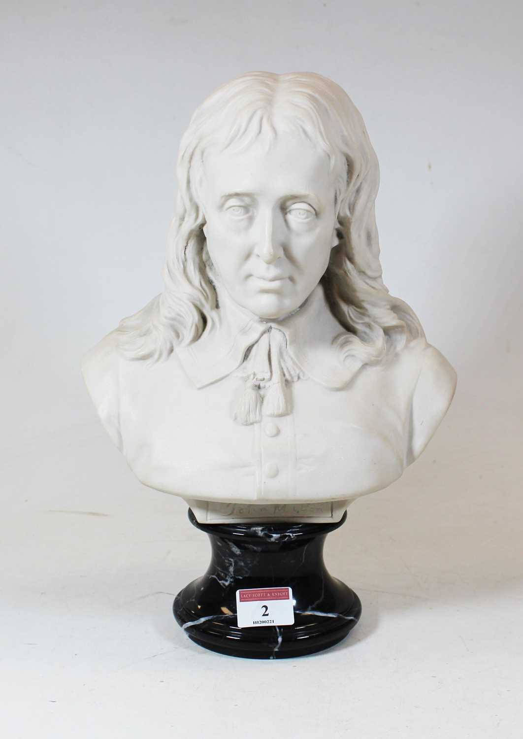 Lot 2 - A Victorian style head and shoulders portrait...