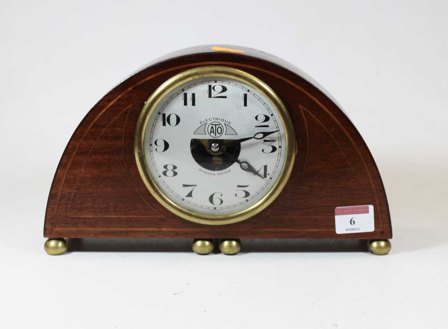 Lot 6 - An early 20th century French mahogany and...