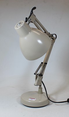 Lot 39 - A cream painted anglepoise desk lamp