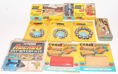 Lot 1217 - Corgi Toys group of 9 accessories includes...