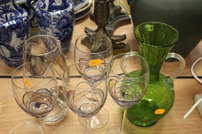 Lot 115 - A collection of miscellaneous glassware, to...