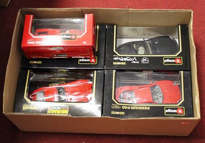Lot 123 - A collection of Burago 1:18 scale model...