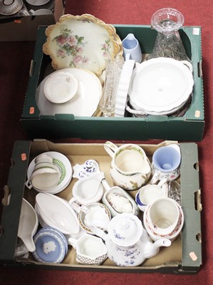 Lot 126 - Two boxes of miscellaneous items, to include...