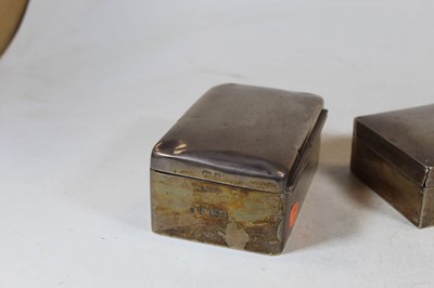 Lot 185 - A late Victorian silver clad table cigarette...