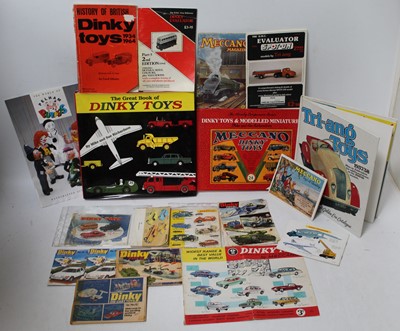 Lot 1410 - Dinky group of books and catalogues, includes...