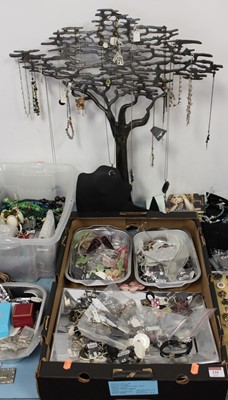 Lot 335 - A large collection of modern costume jewellery...
