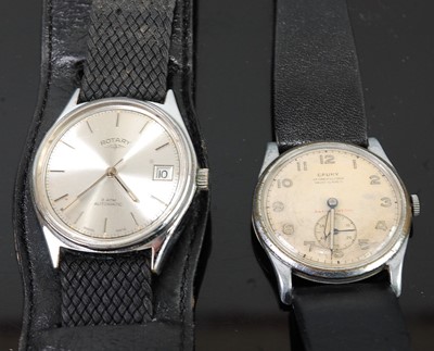 Lot 271 - A Rotary gent's steel cased automatic...