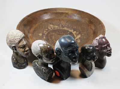 Lot 347 - A collection of assorted carved and polished...