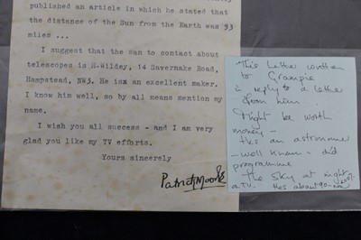 Lot 373 - A typed letter on headed notepaper to a Mr...