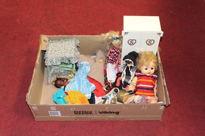 Lot 396 - A Sindy doll, together with a Sindy wardrobe;...