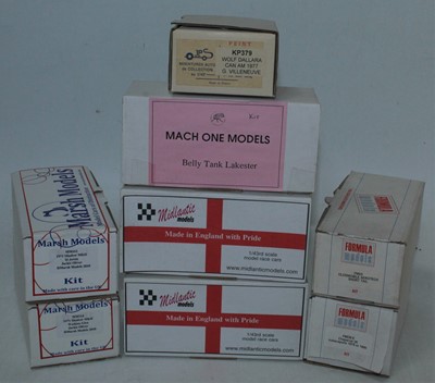 Lot 2068 - Eight various boxed as issued 1/43 scale white...